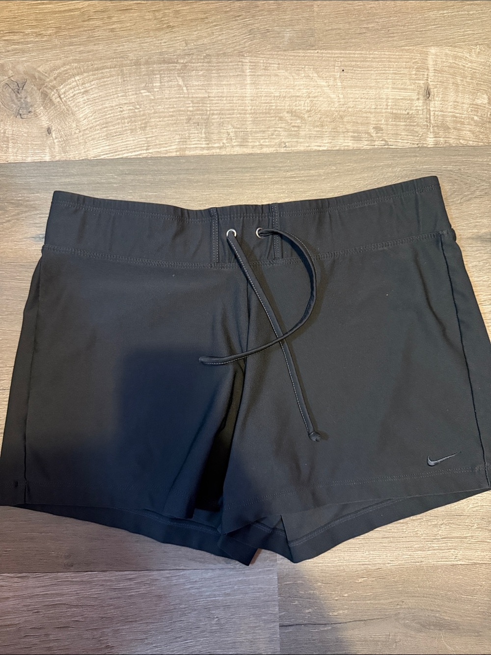 Nike Black Athletic Shorts with Drawstring